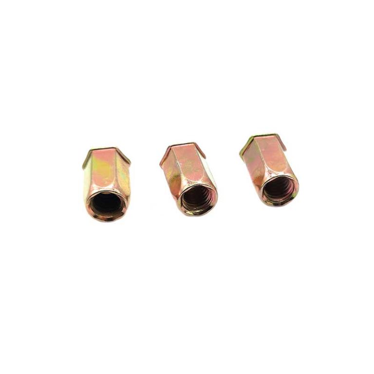 Zinc-plating---yellow-color-reduce-hex-head-full-hex-body-rivet-nut-