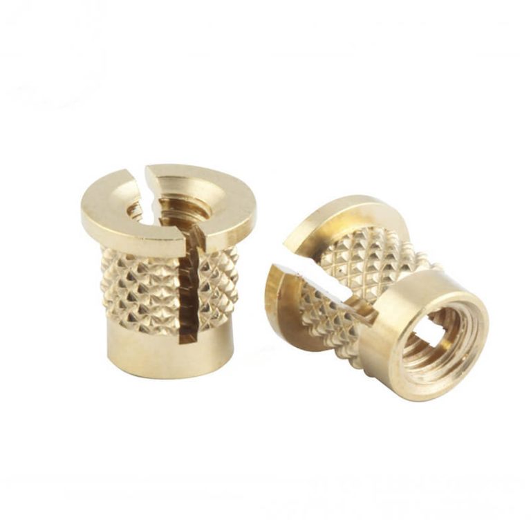 brass Reverse Slot Press-Fit Inserts