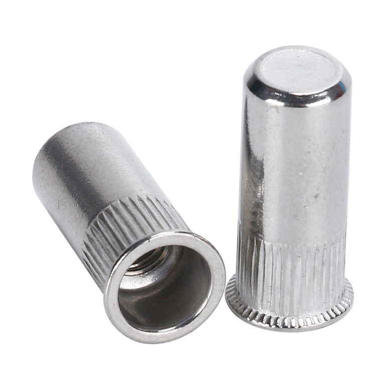 reduce head knurled body closed end river nut